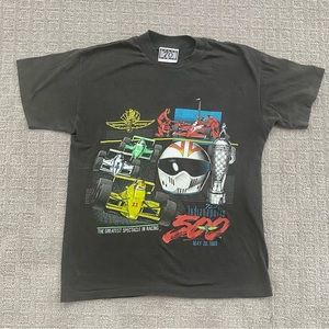 Vintage 73rd Indianapolis 500 May 28, 1989 Black Single Stitch Tshirt